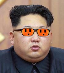 Kim Jong Un has new lit glasses